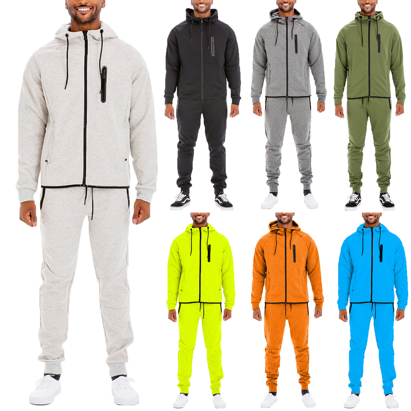 Dyanimc Tech Fleece Track Jacket Jogger Suit